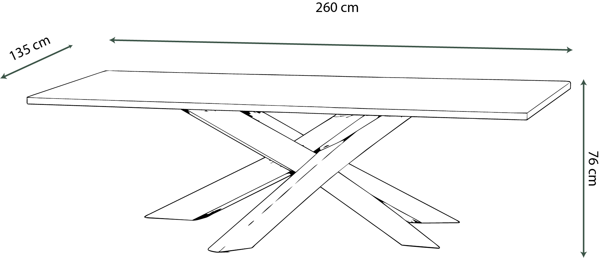 Table de repas - Mikado
